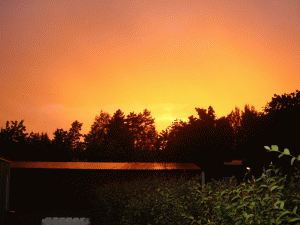 Mooie zonsondergang in juli....