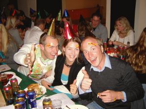 Dolle pret op het kreeftfeest...!